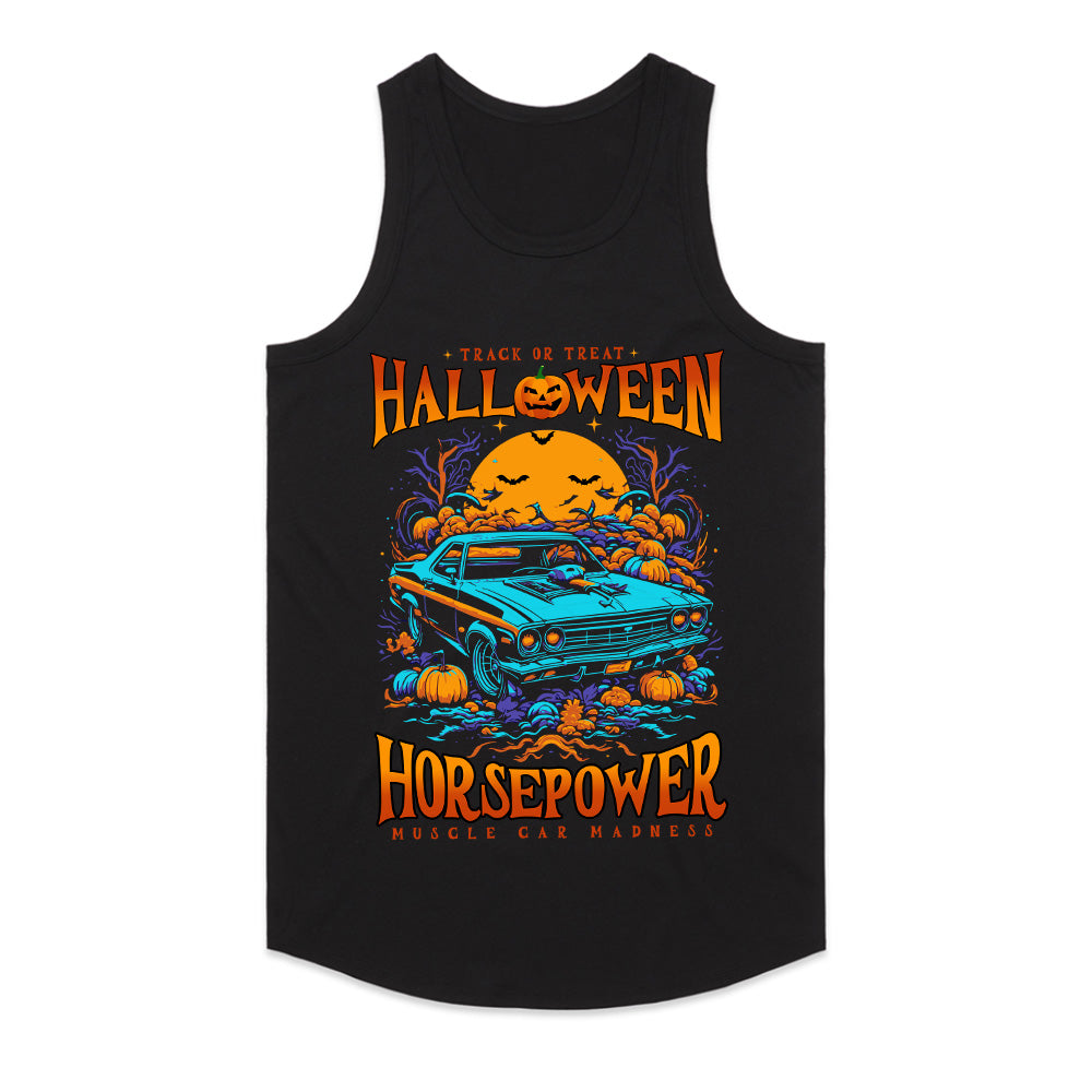 Halloween Horsepower T-Shirt – Spooky Muscle Car Madness