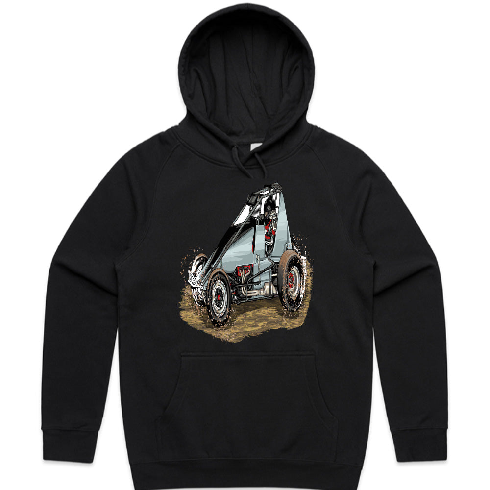 Sprints on the Track – Race Car Graphic T-Shirt for Motorsport Fans