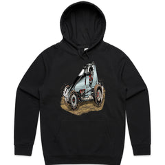 Sprints on the Track – Race Car Graphic T-Shirt for Motorsport Fans