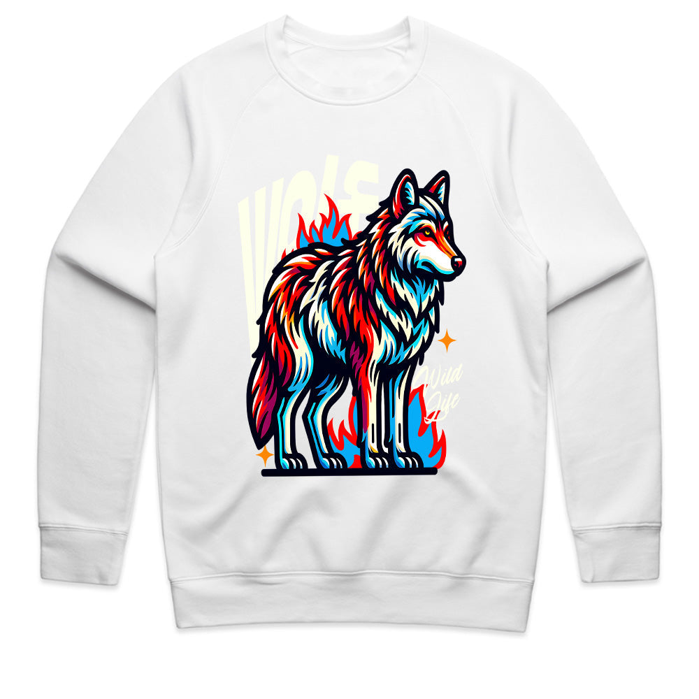 Wild Wolf – Vibrant Spirit Animal Tee