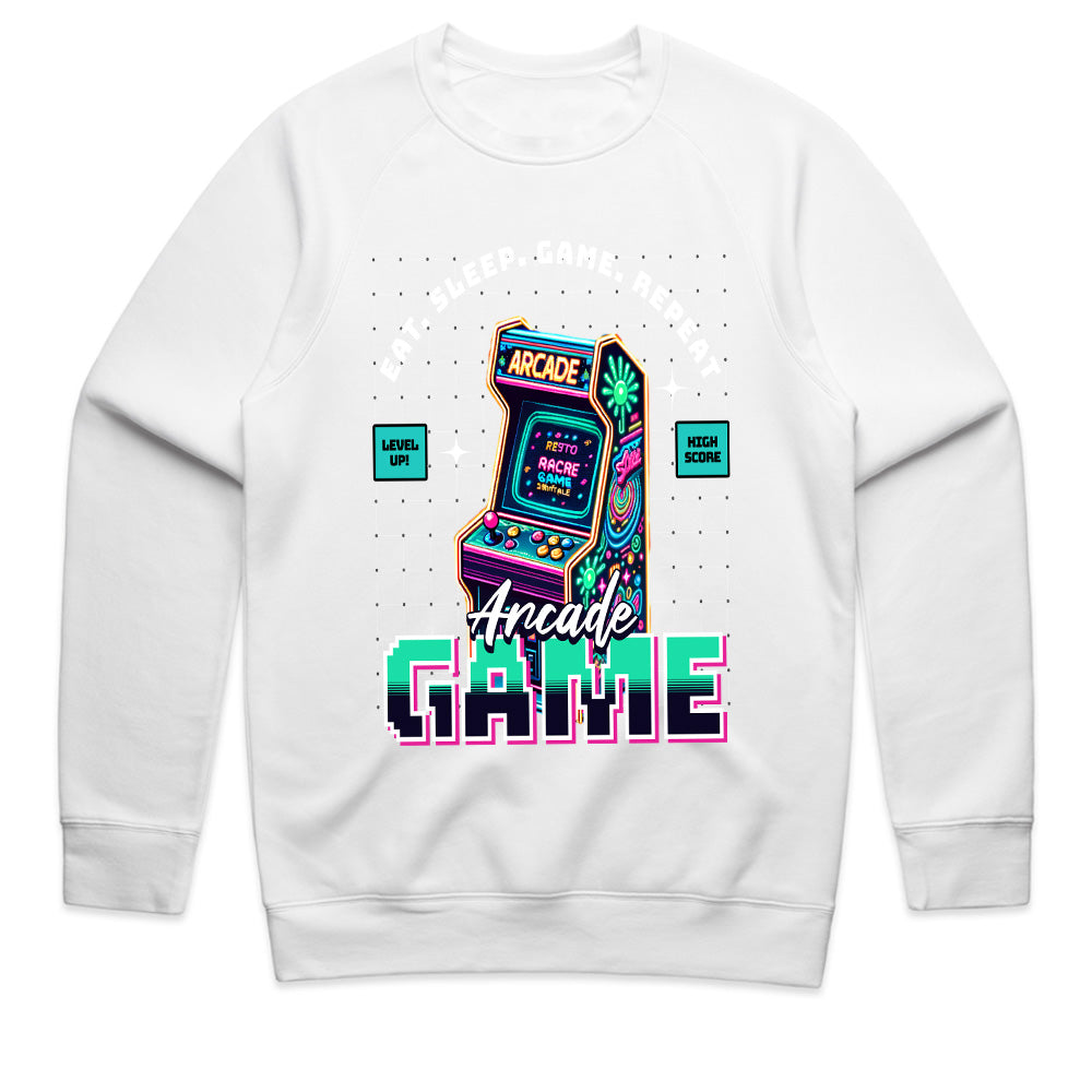 Retro Arcade Gamer T-Shirt – Neon Vintage Gaming Tee