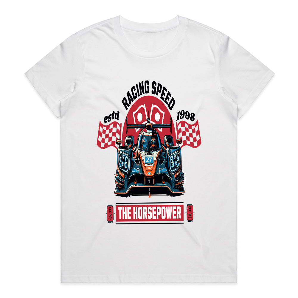 The Horsepower Racing Speed T-Shirt – High-Performance Endurance Racing Apparel