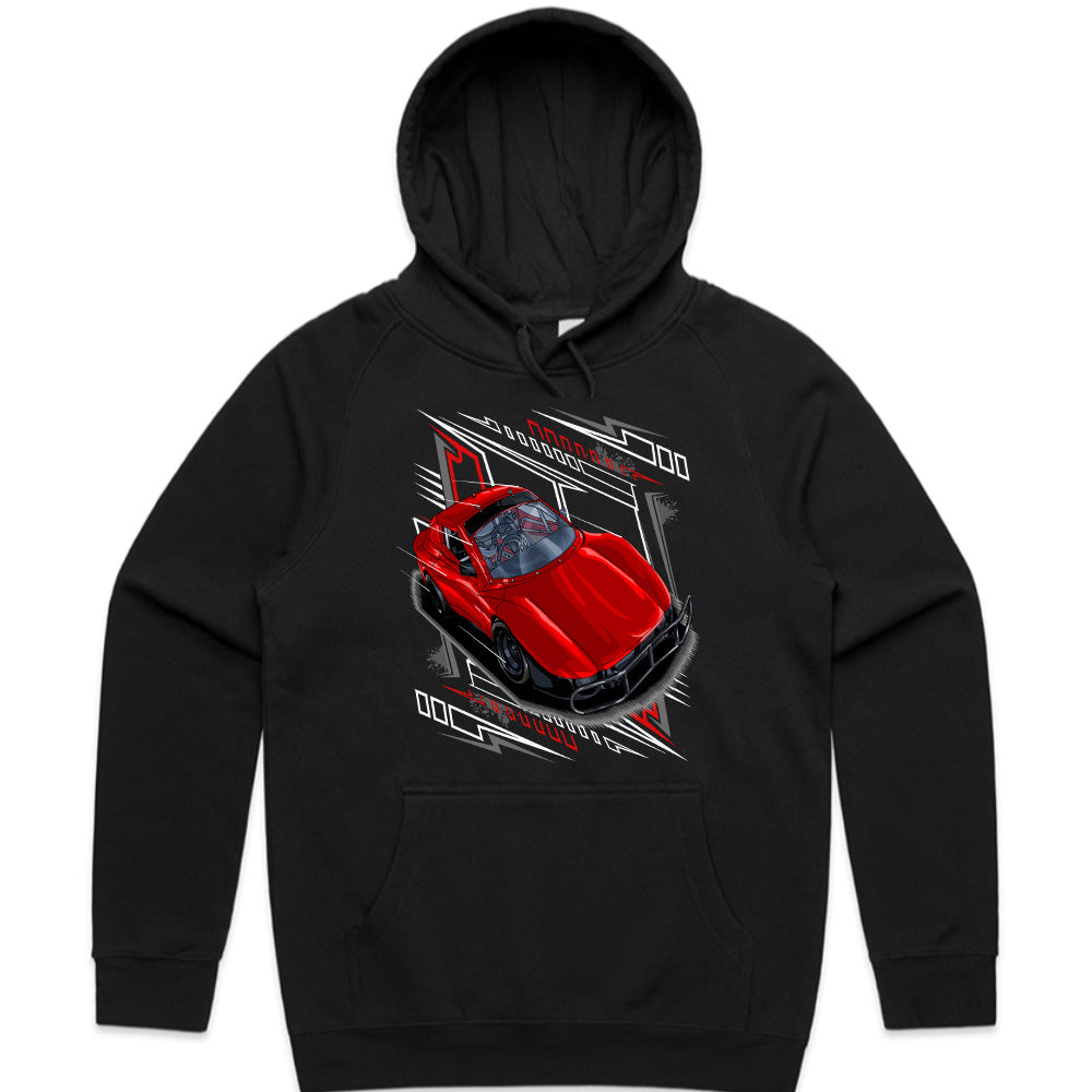 Red Racer" – Bold Red Sports Car Graphic T-Shirt