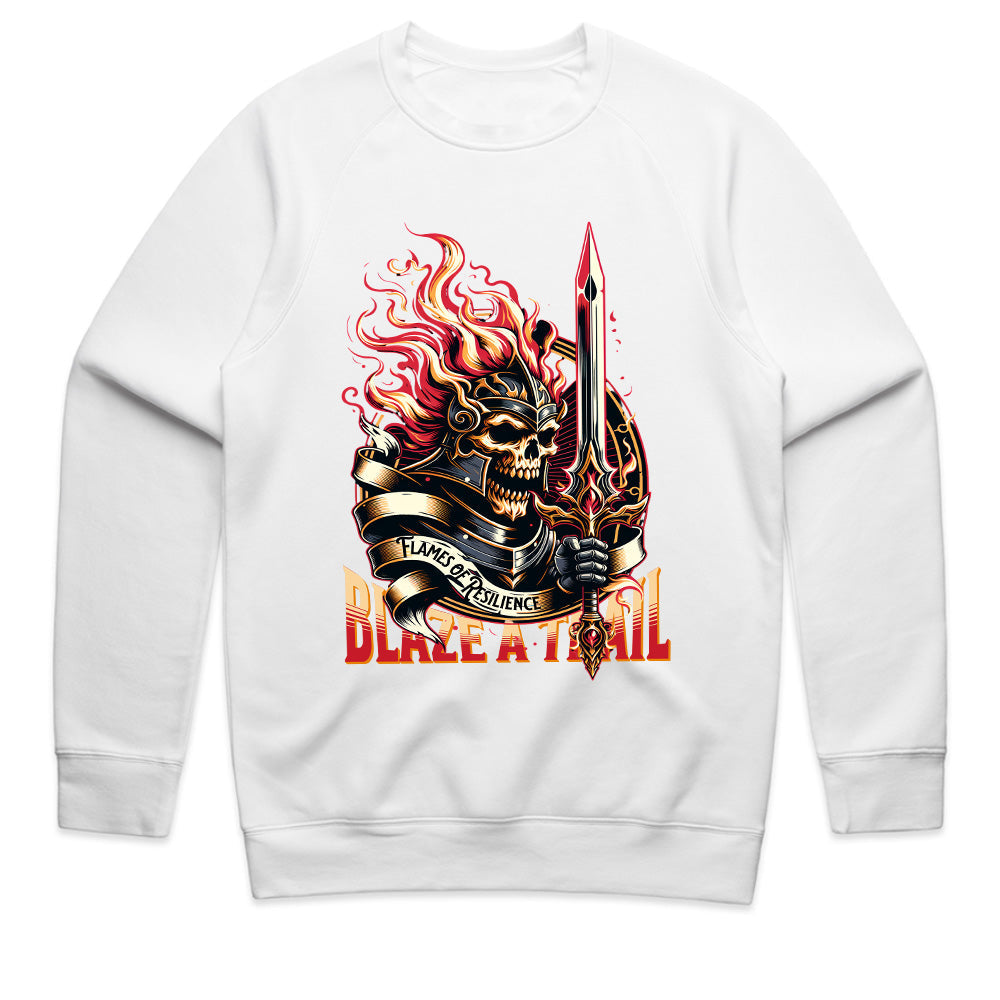 Blaze A Trail – Flames of Resilience Warrior Tee
