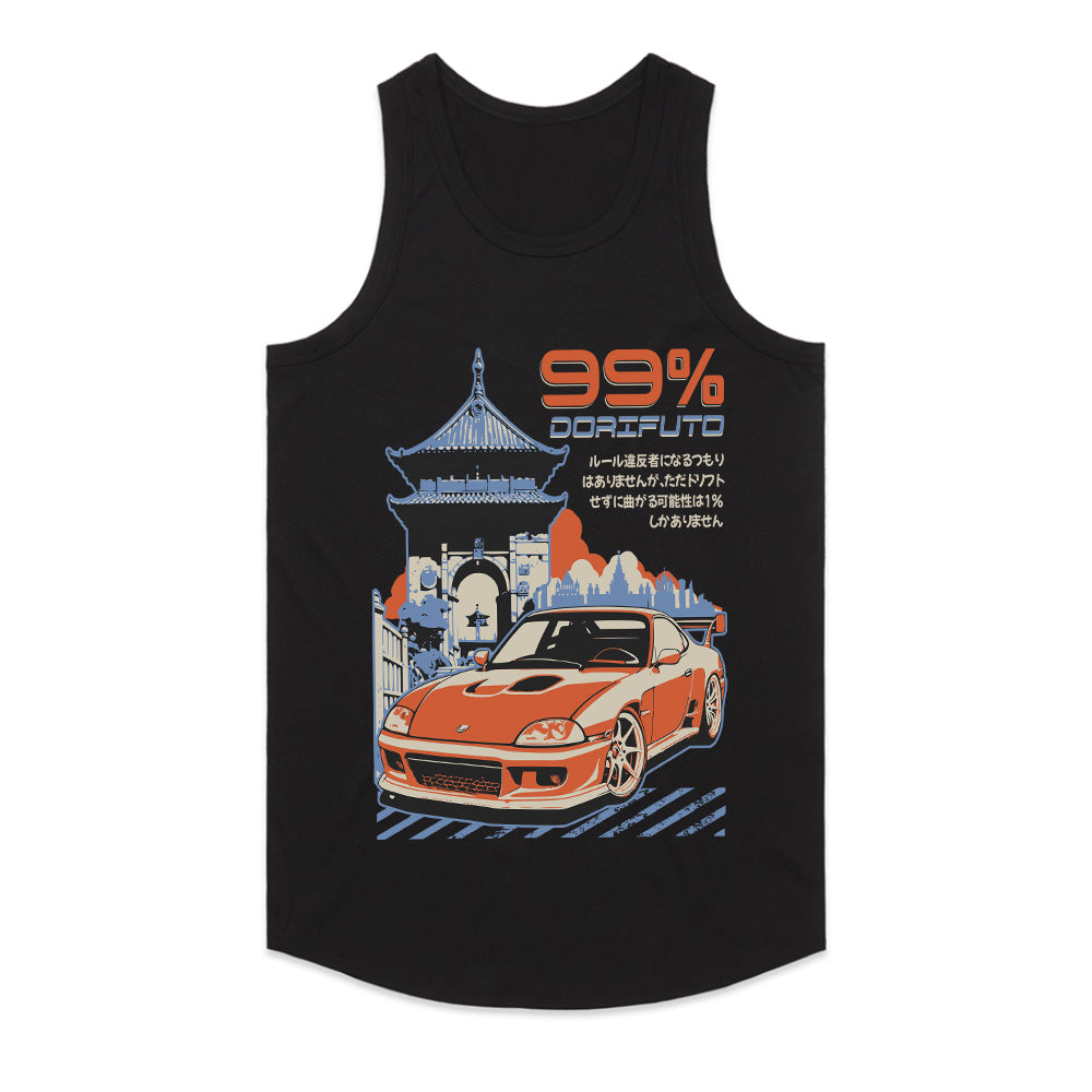 99% Dorifuto" JDM Drift T-Shirt – Toyota Supra Street Racing Aesthetic