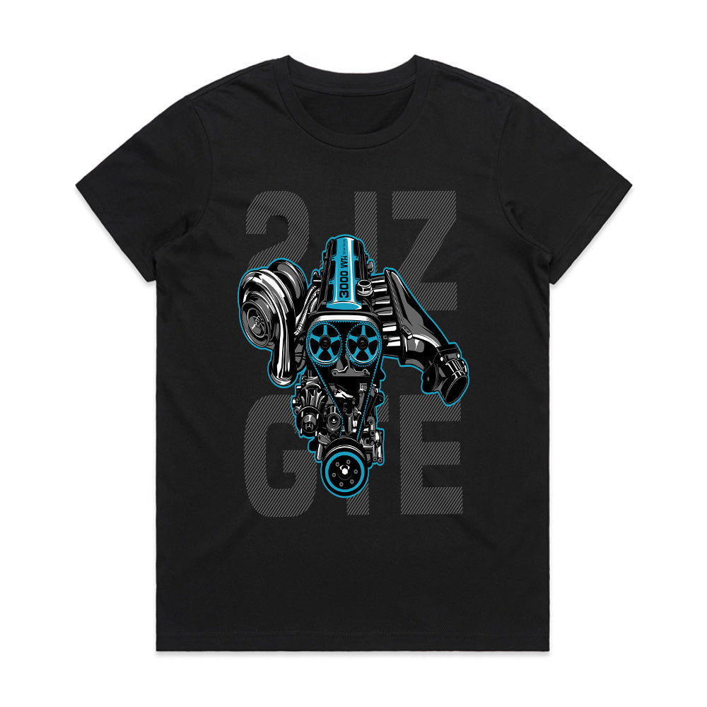 2JZ-GTE Turbo Engine – Legendary JDM Power T-Shirt