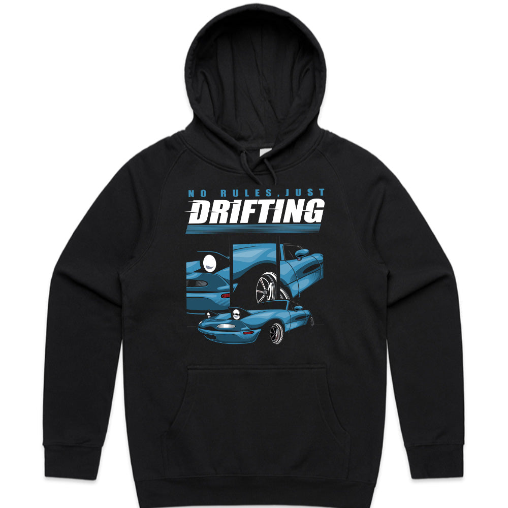 No Rules, Just Drifting T-Shirt – Bold Drift Car Design for Enthusiasts