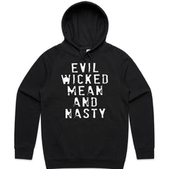 Evil Wicked Mean and Nasty Biker T-Shirt – Bold Vintage Chopper Hot Rod Style