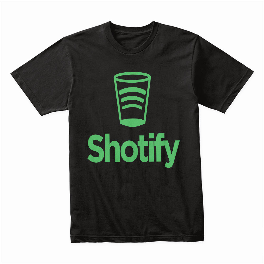 Shotify T-Shirt – A Fun and Playful Twist on Your Favorite Streaming Service