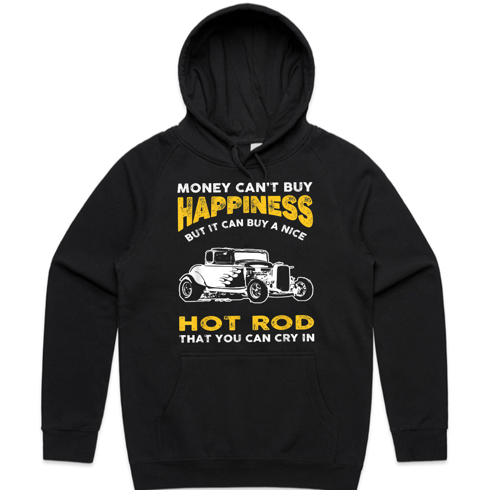 Money Can't Buy Happiness, But It Can Buy A Hot Rod T-Shirt | Vintage Car Lover Gift