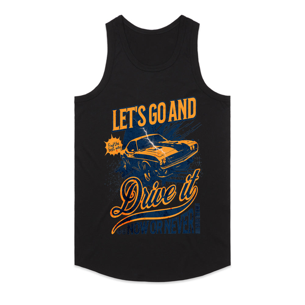 Let’s Go and Drive It – Now or Never Vintage Muscle Car T-Shirt