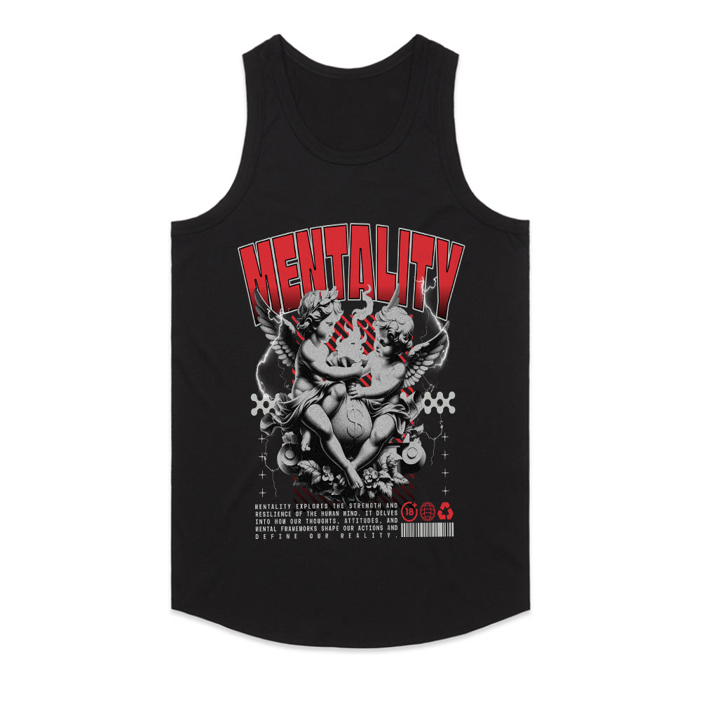 Angelic Grit: Mentality Urban Art Tee