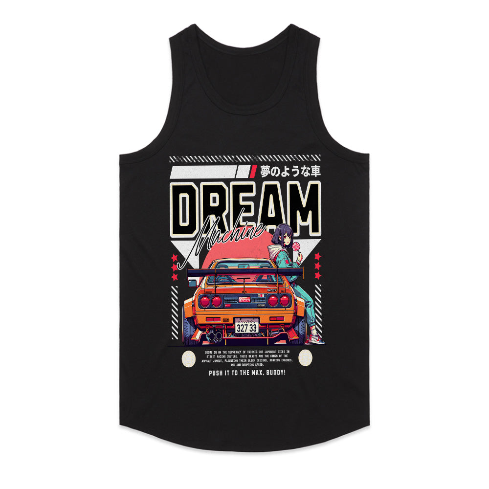 Dream Machine: Retro Racer Streetwear Tee