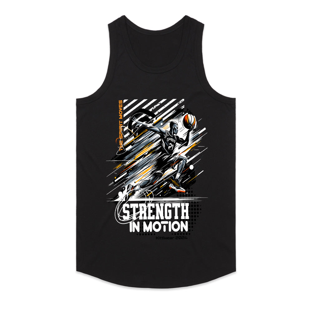 Full Court Fury: Strength in Motion Tee