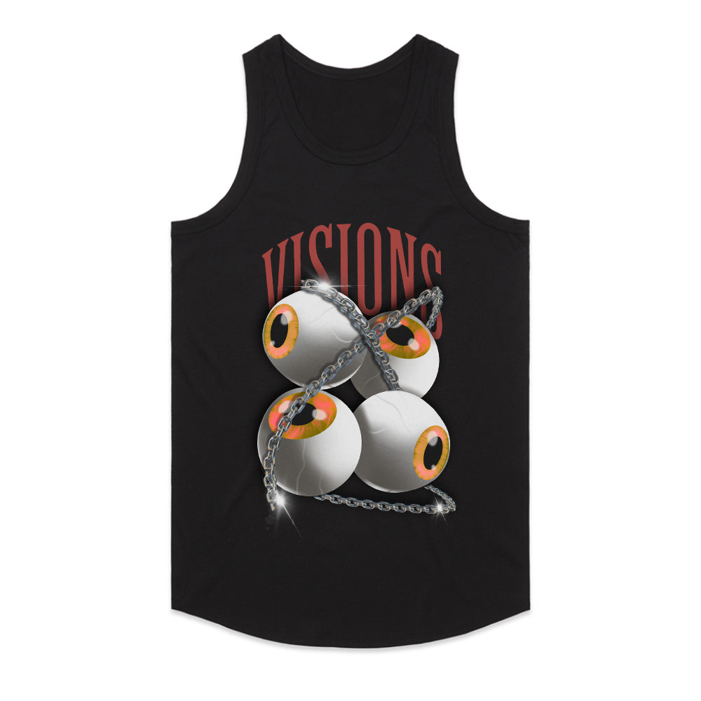 Chained Visions: Eyeball Matrix Tee
