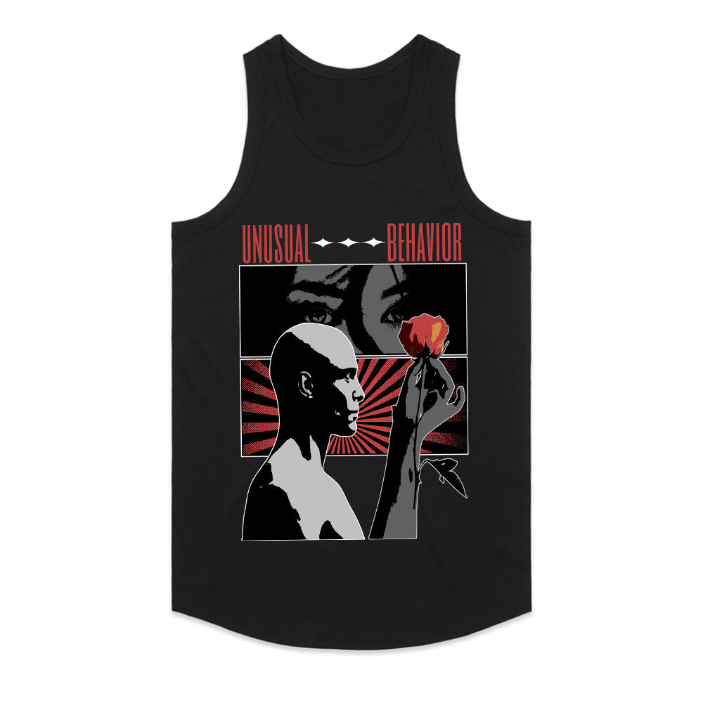 Crimson Gaze: Unusual Behavior Art Tee