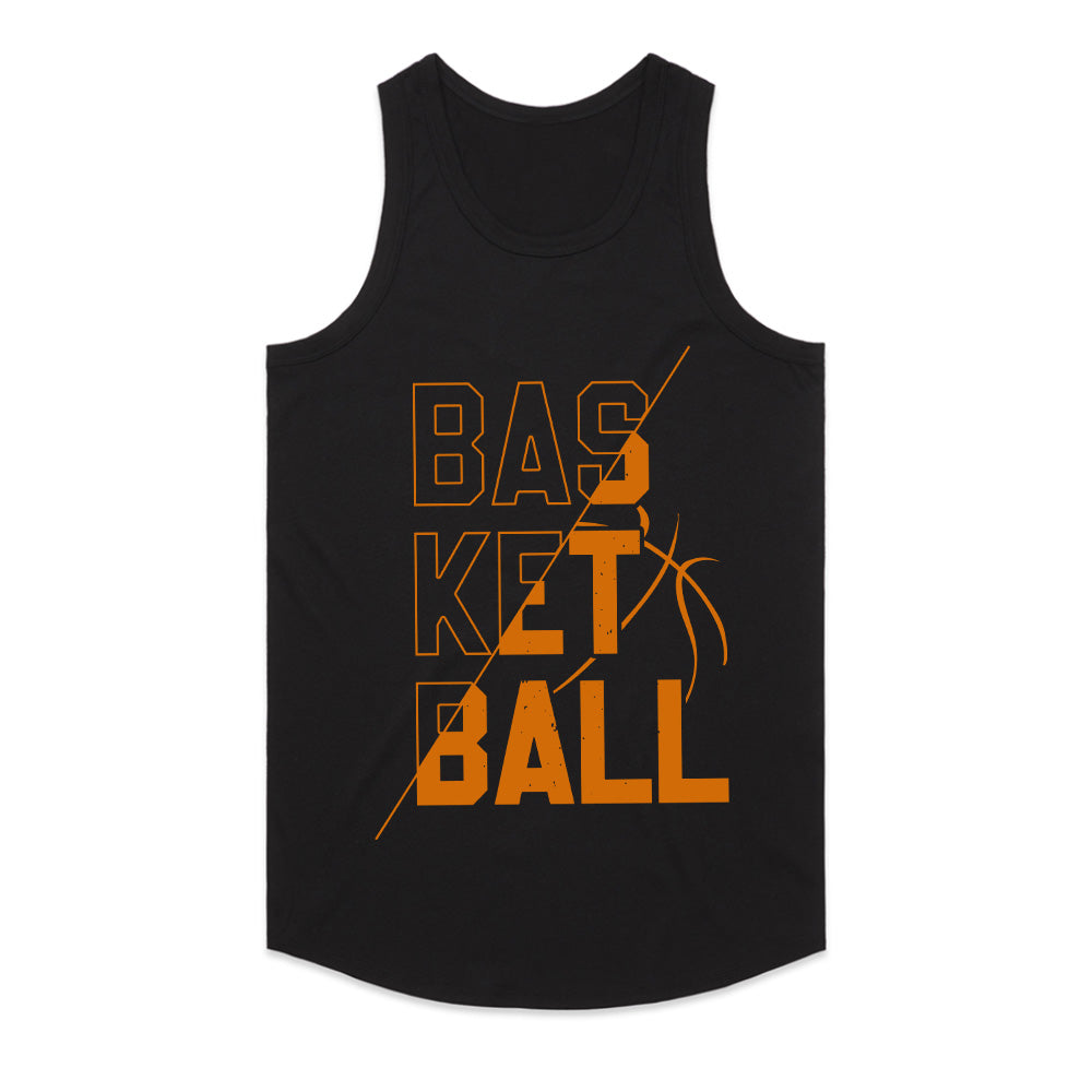 Diagonal Court: Split Basketball Passion Tee