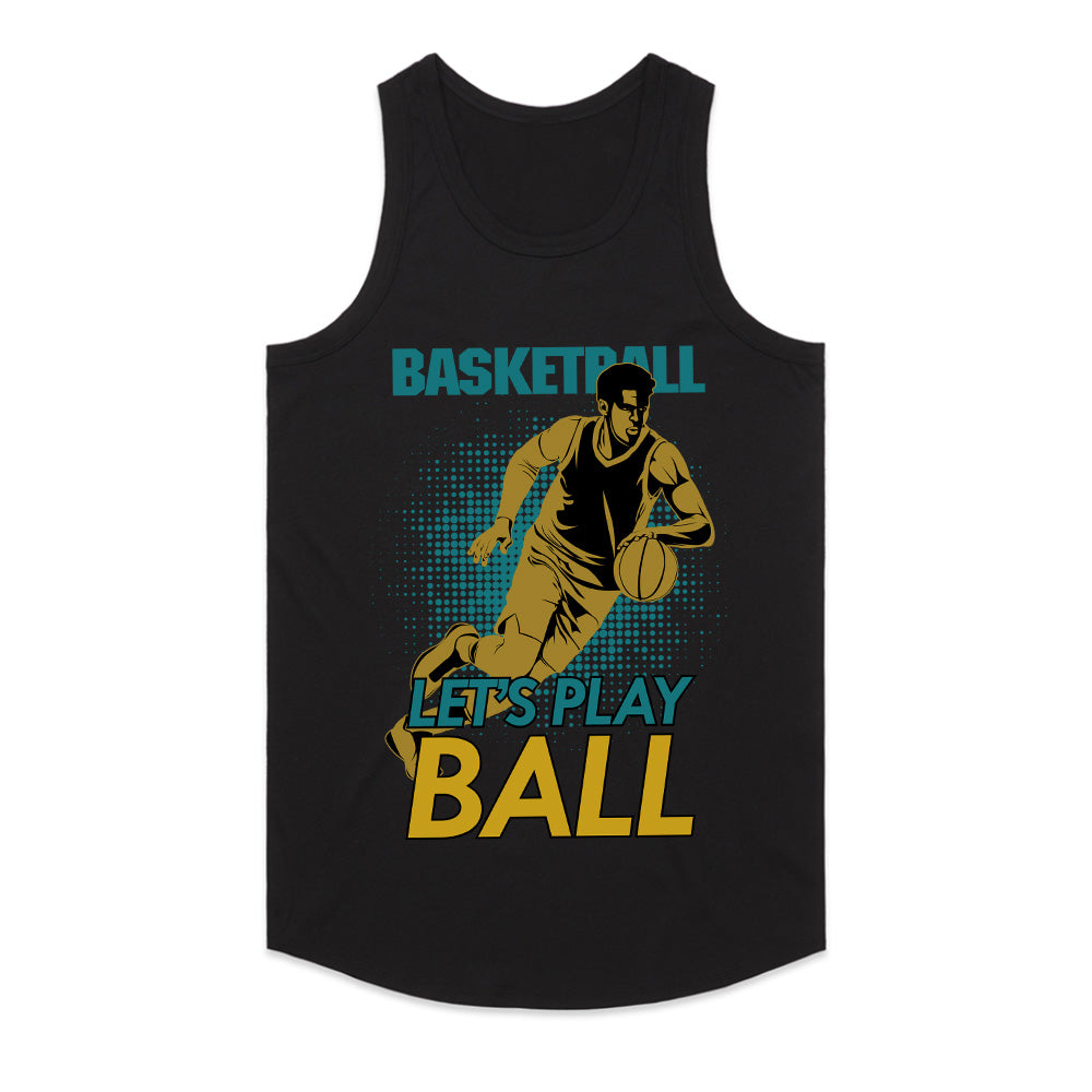 Courtside Hustle: Let’s Play Ball Basketball Tee