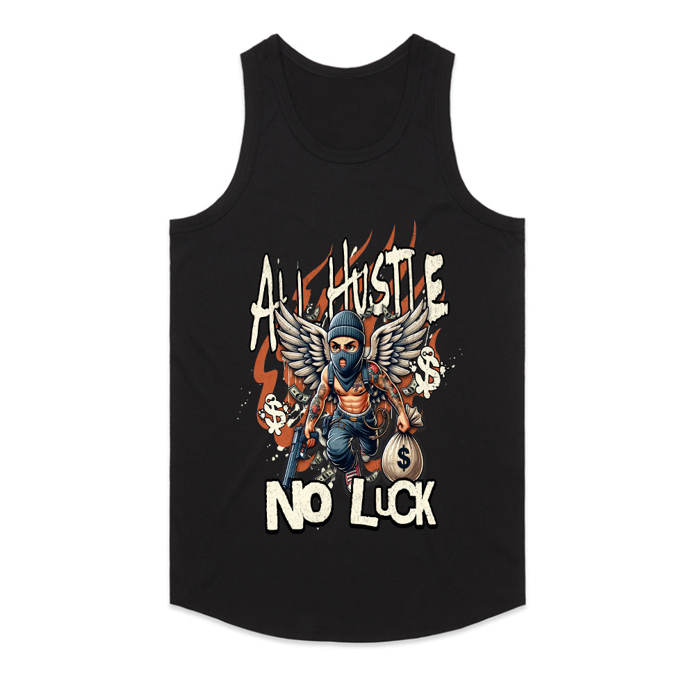 Relentless Grind: All Hustle No Luck Tee