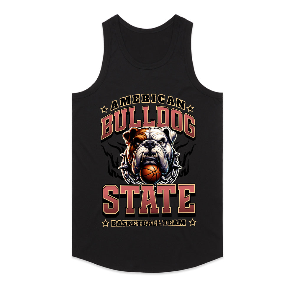 Iron Grit: American Bulldog State Basketball Tee