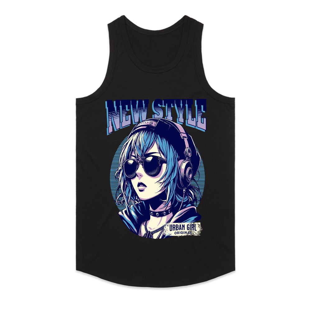 Urban Frequency – New Style Anime Girl Tee