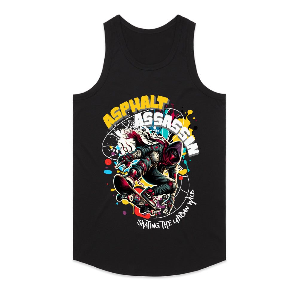 Asphalt Assassin – Urban Wild Skater Tee