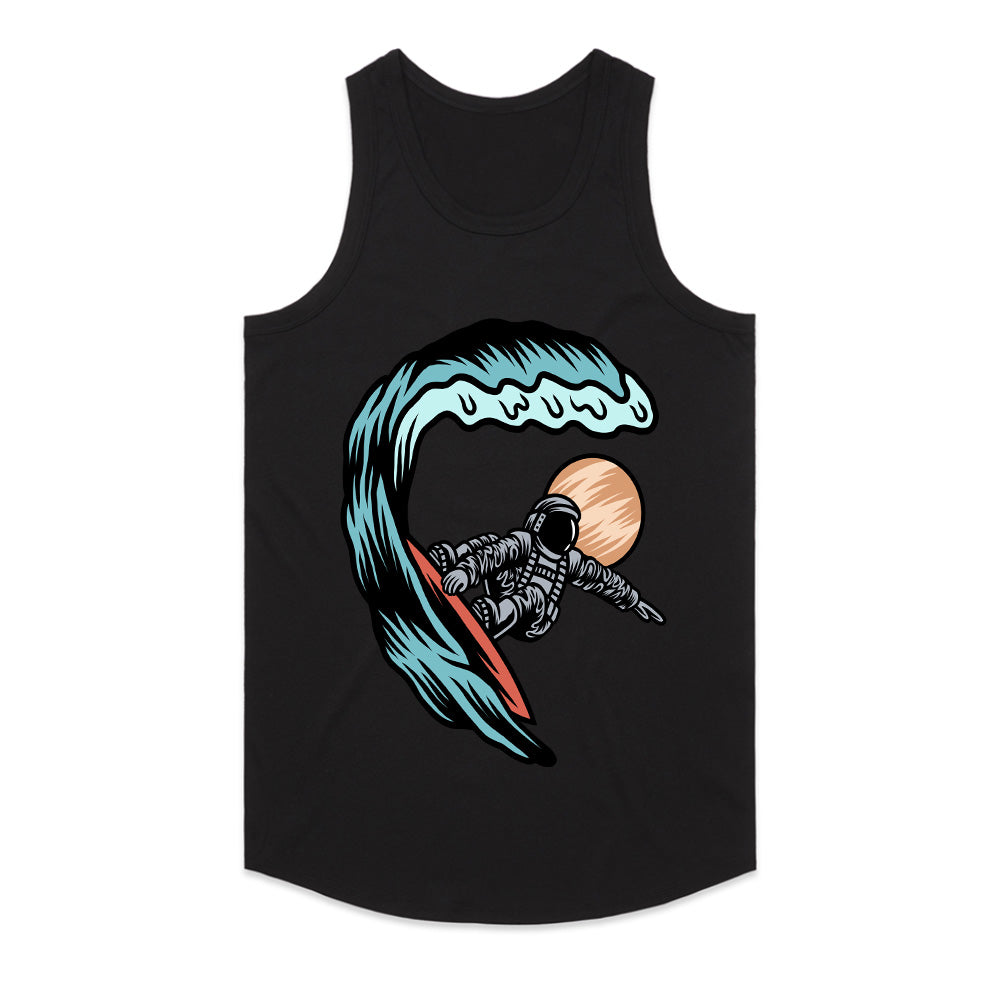 Nebula Surfer: Astral Barrel Ride Tee