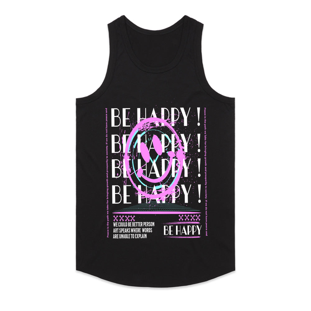 Neon Bliss™ Be Happy Splash Tee