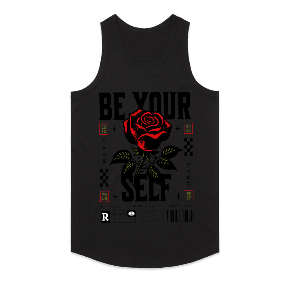Crimson Identity: Be Your Self Rose Tee