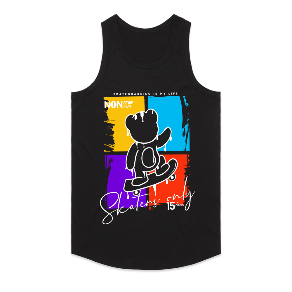 Skaters Only: Nonstop Fun Bear Tee