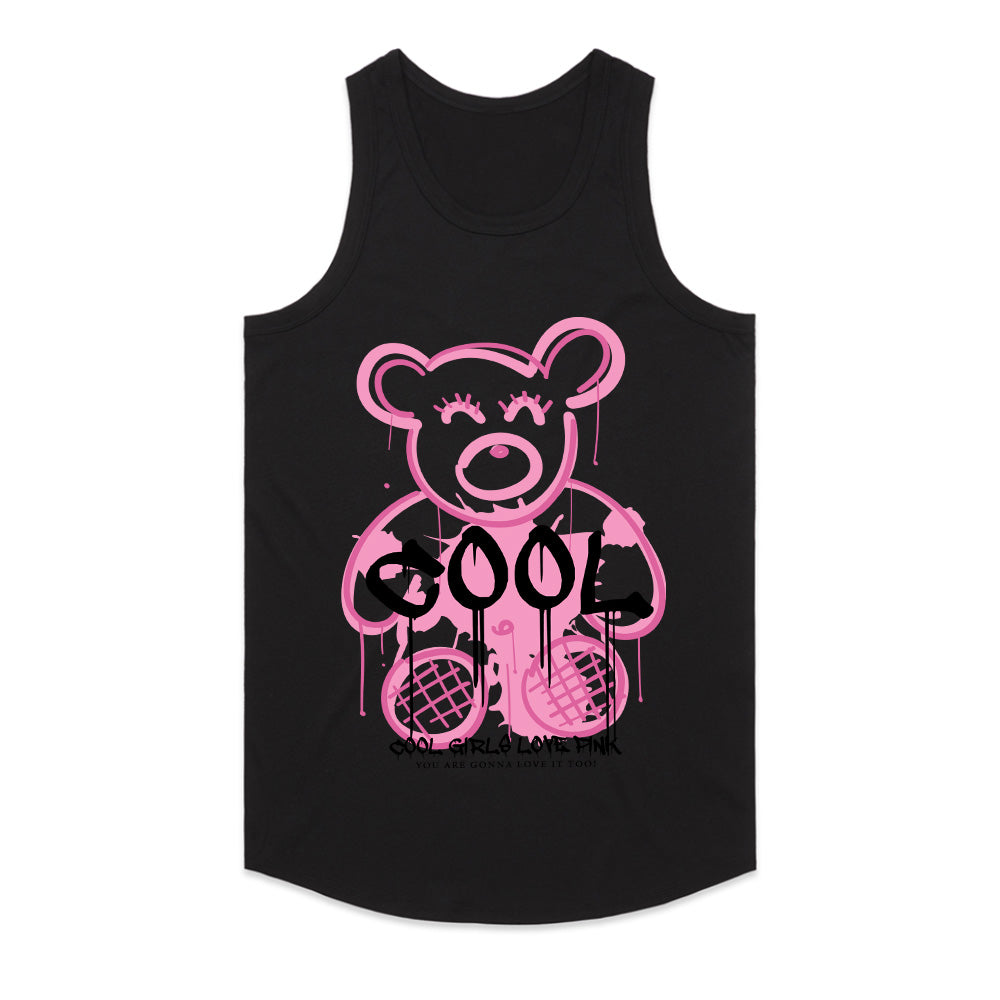 Cool Drip Bear – Pink Graffiti Queen Tee