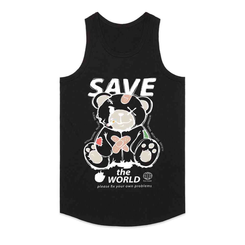 Broken Earth Bear – Save the World Tee