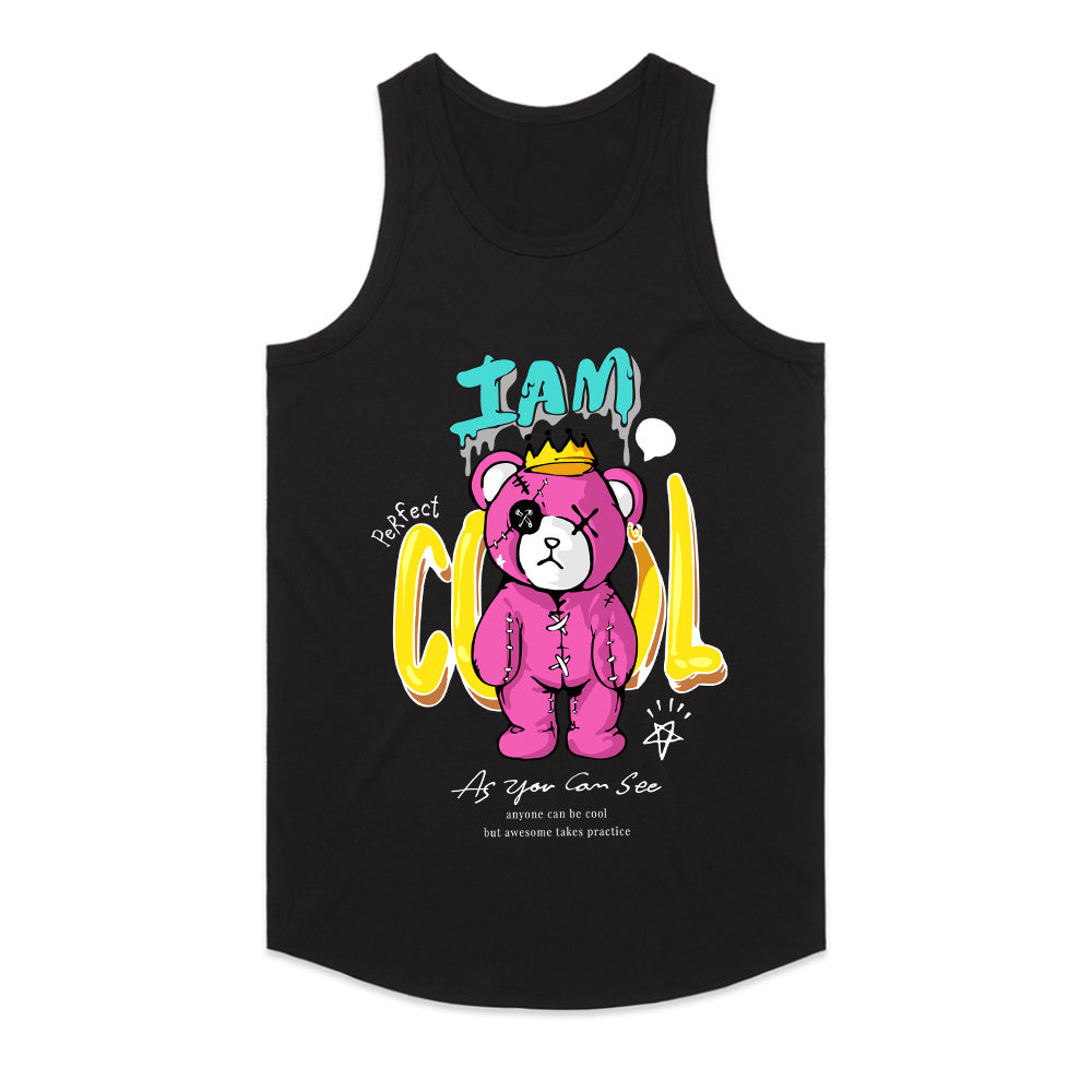 Crown of Cool – Pink Rebel Bear Tee