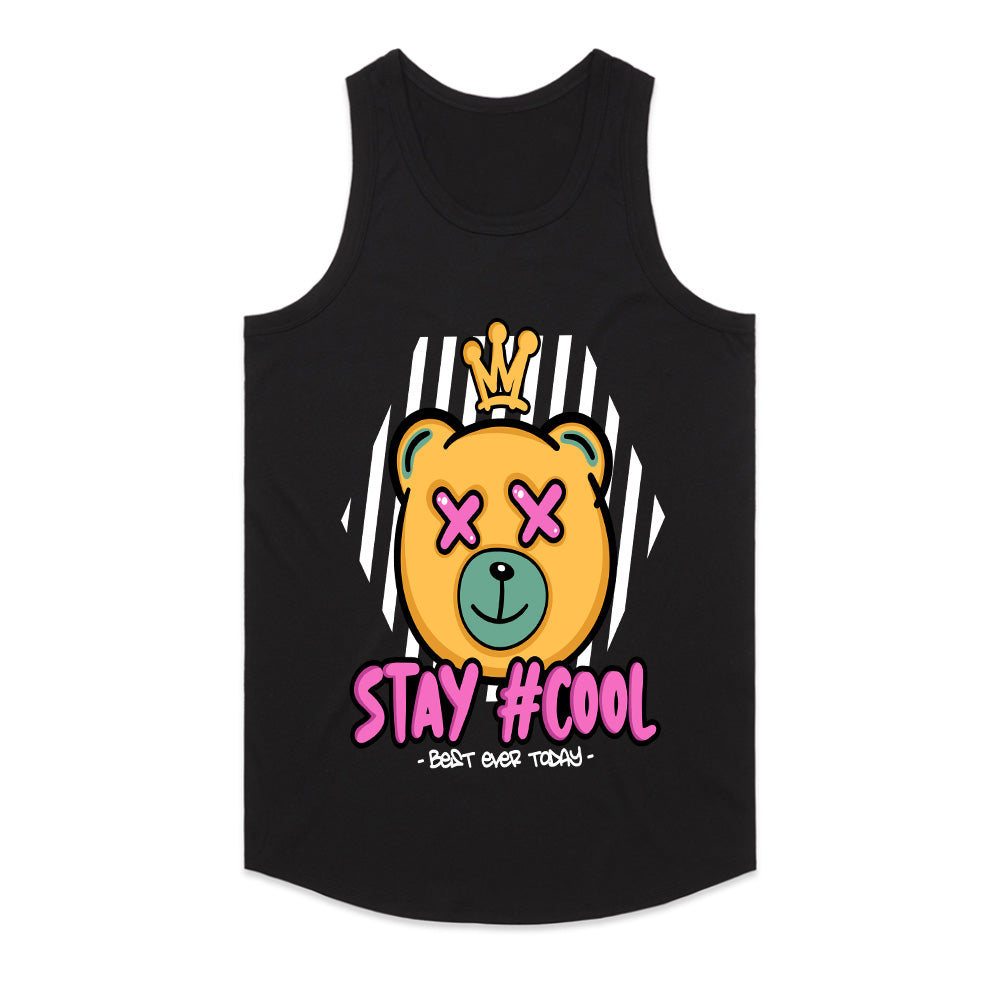 Crowned Chill – Stay #Cool Bear Tee