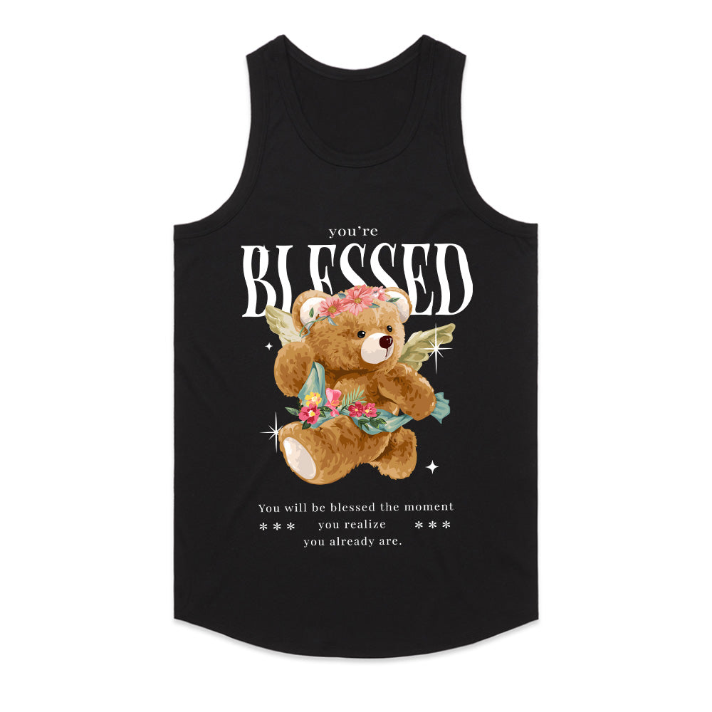 Heavenly Bear – You're Blessed Floral Tee