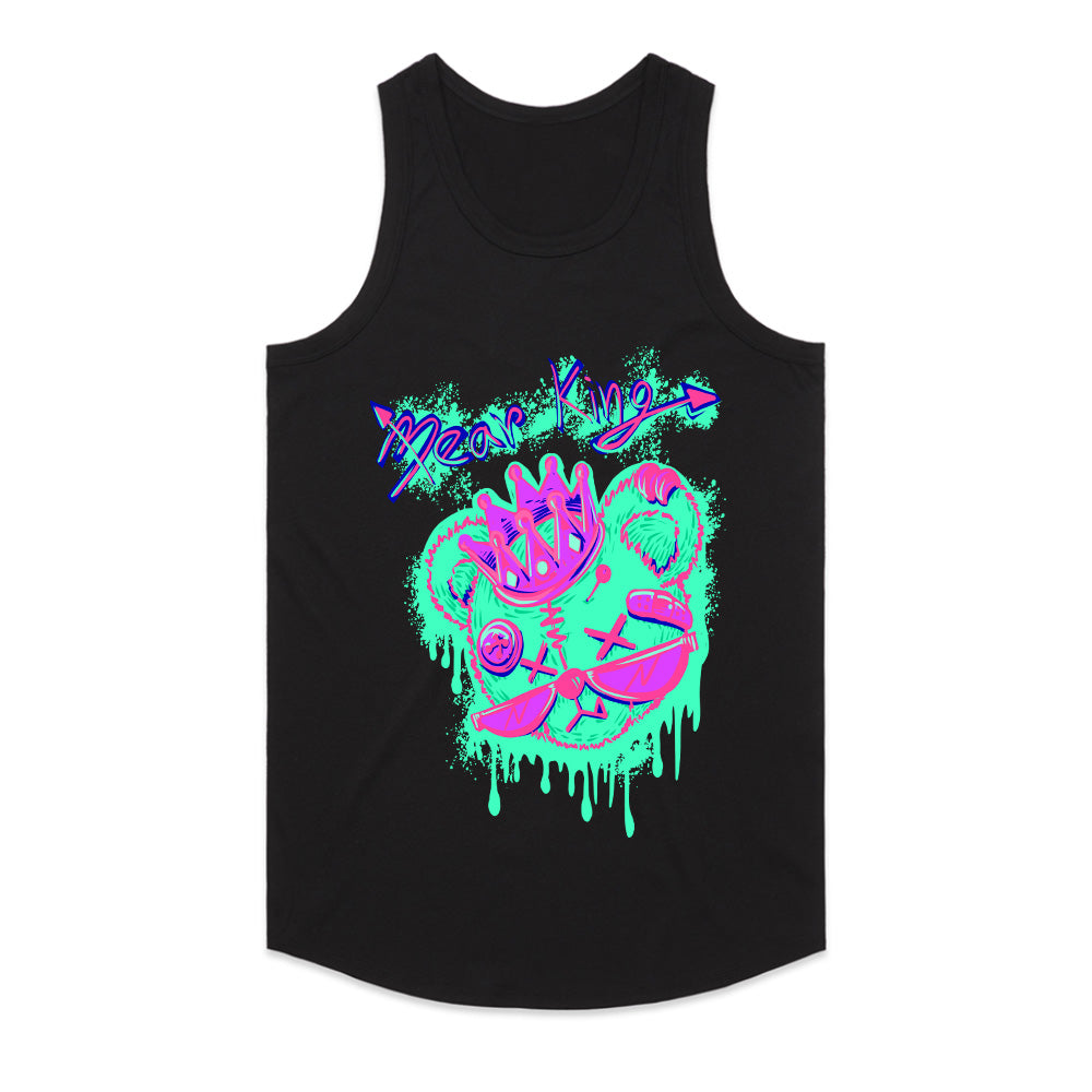 Neon Throne – Bear King Drip Tee