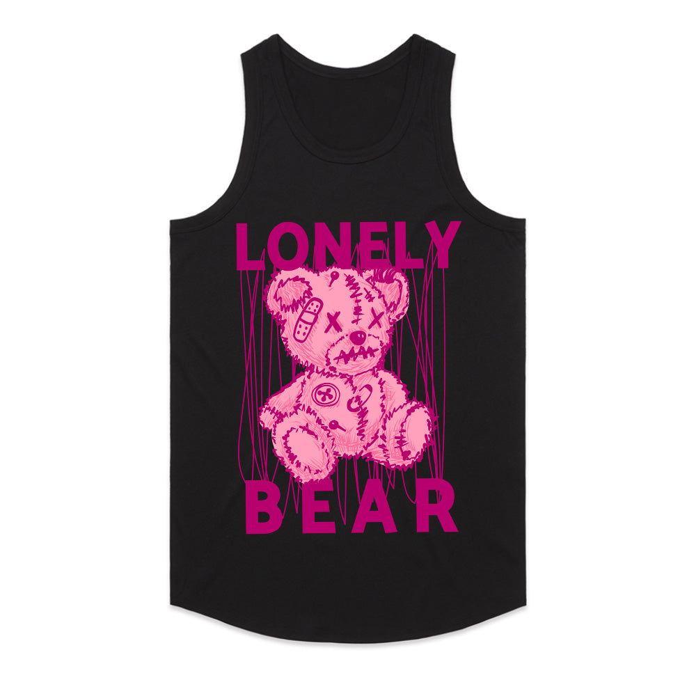 Lonely Strings – Stitched Silence Bear Tee