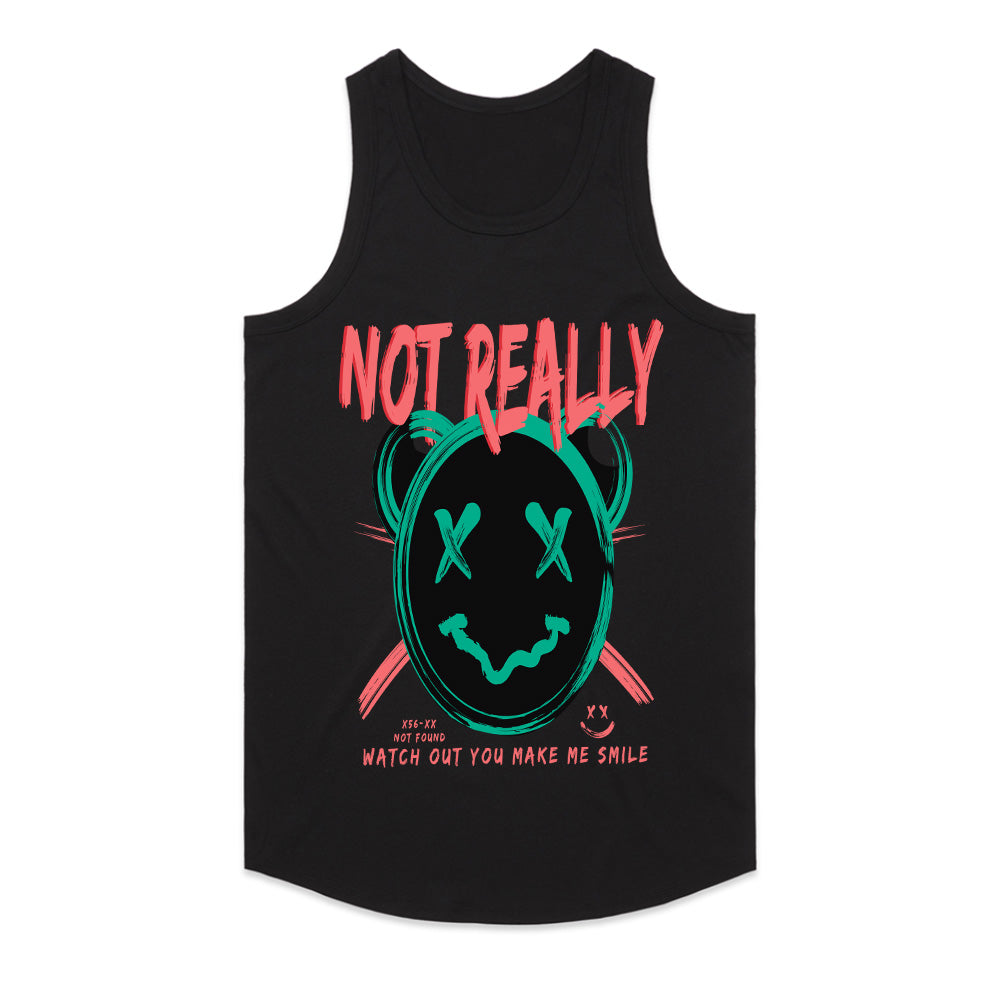 Not Really Smiling – Glitch Mood Tee