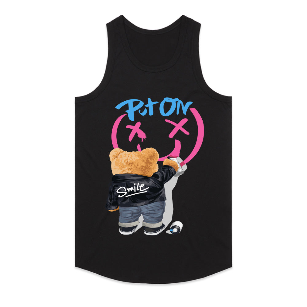 Smile Mode: Street Bear Graffiti Tee