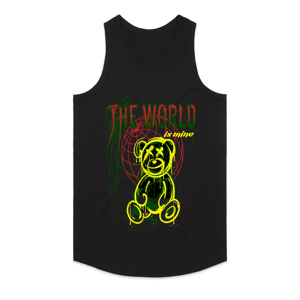 Neon Conqueror: World-Is-Mine Bear Tee