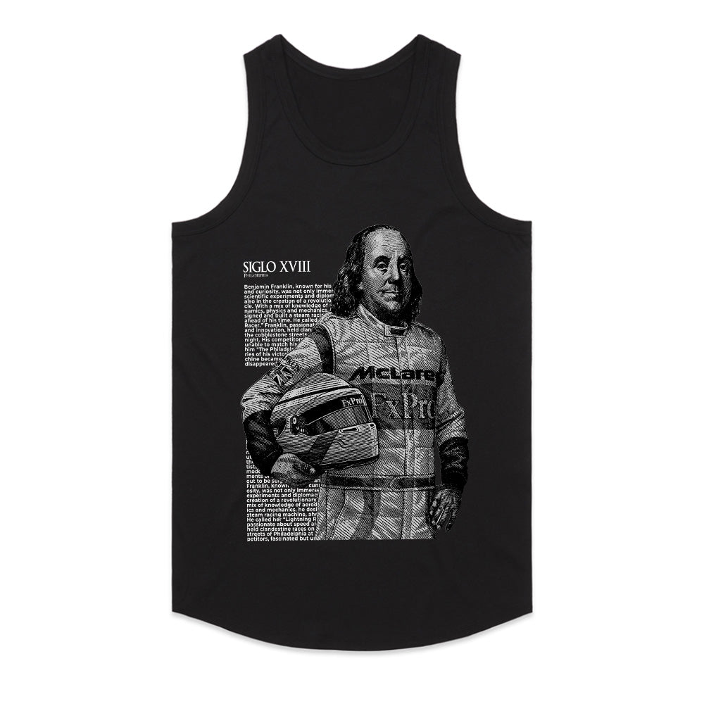 Franklin Speed: Enlightenment Racer Tee