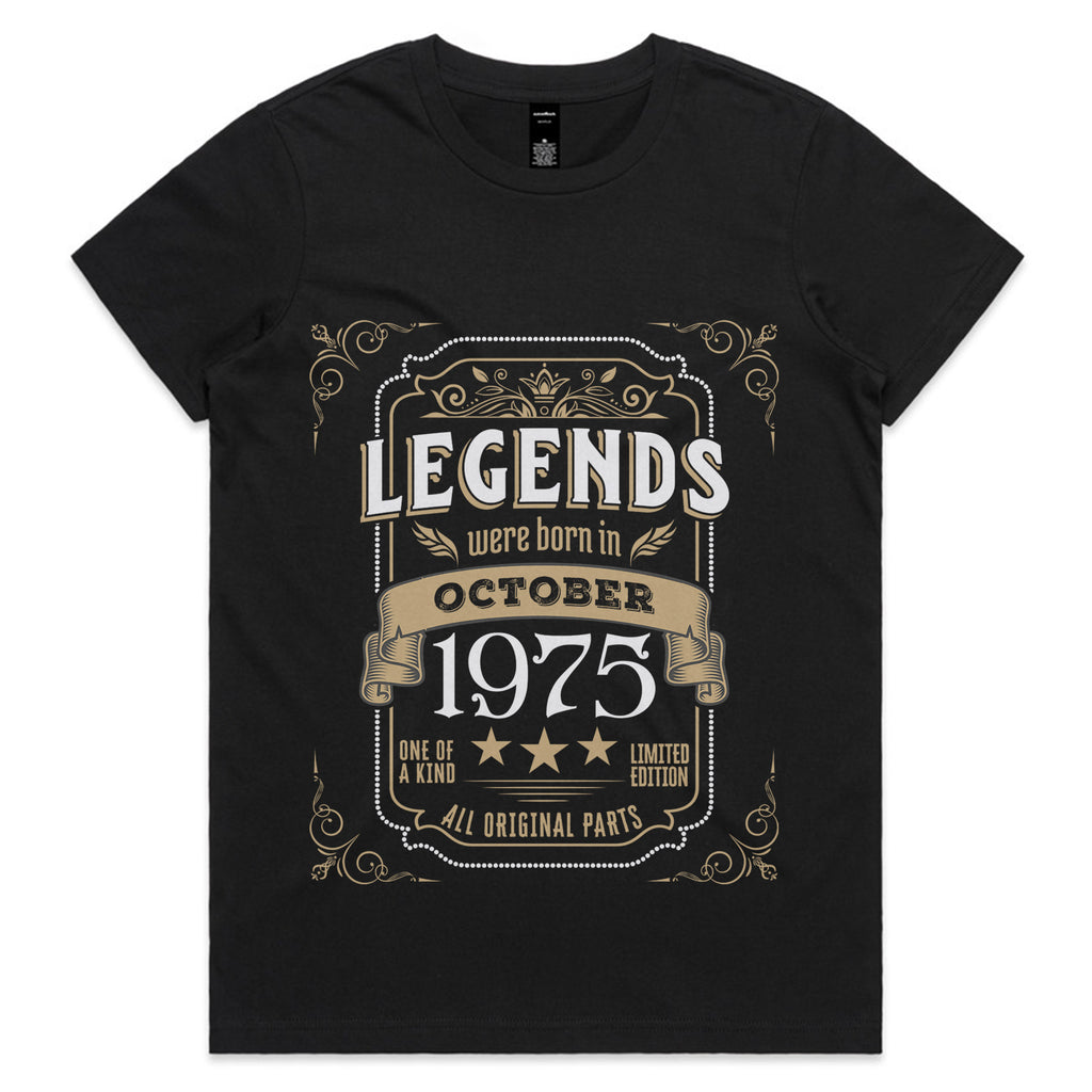Legends Are Born in 1975 T-Shirt