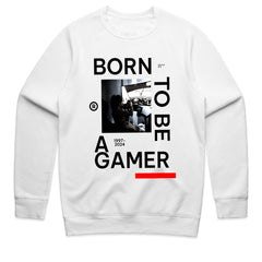 "Born to Be a Gamer – Minimalist Gaming Lifestyle T-Shirt"