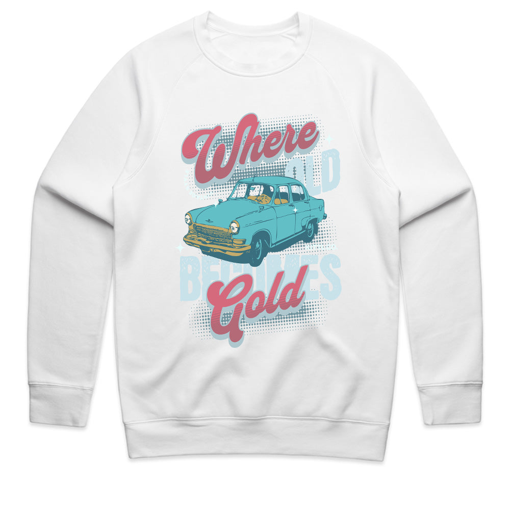 Vintage Gold – Timeless Classic Car Streetwear T-Shirt