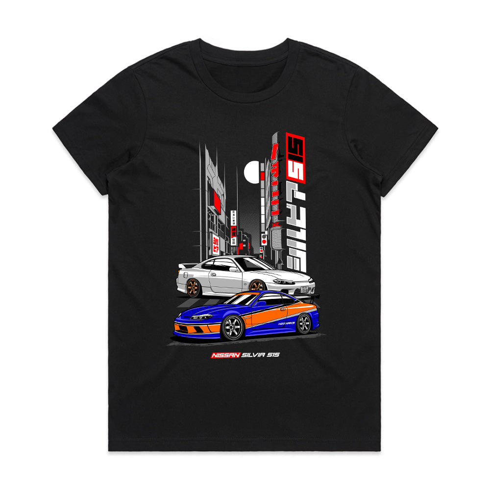 Nissan Silvia S15 JDM Street Racing T-Shirt – White