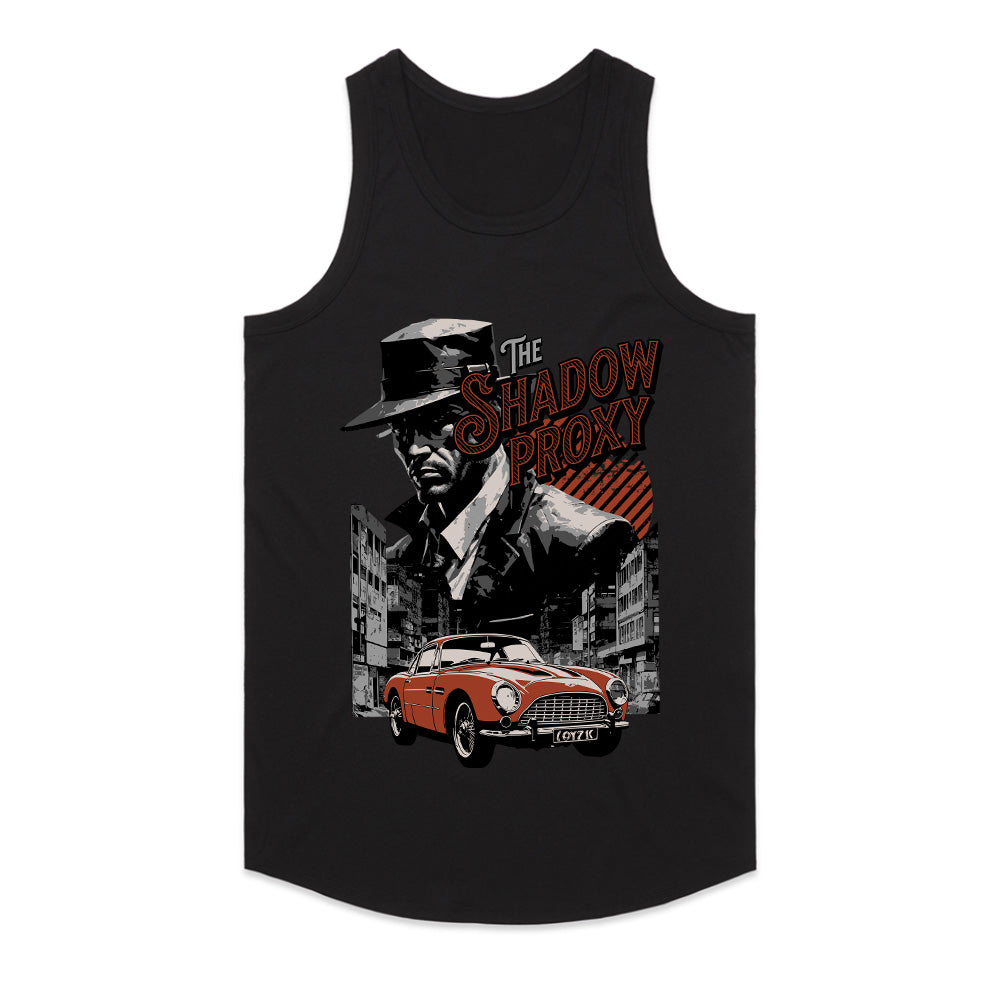 The Shadow Proxy T-Shirt – Noir Mafia Aesthetic & Classic Crime Vibes