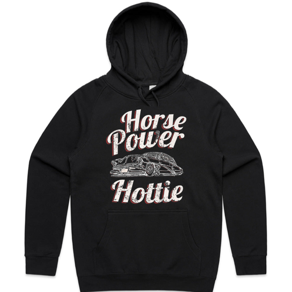 Horsepower Hottie T-Shirt | Vintage Hot Rod, Fast Cars, and Powerful Engines Design