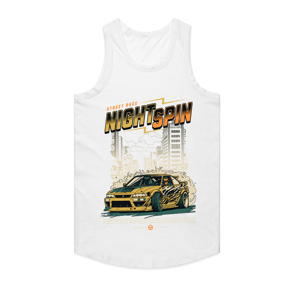 Night Spin Street Racing Graphic Tee – Osaka Drift Edition