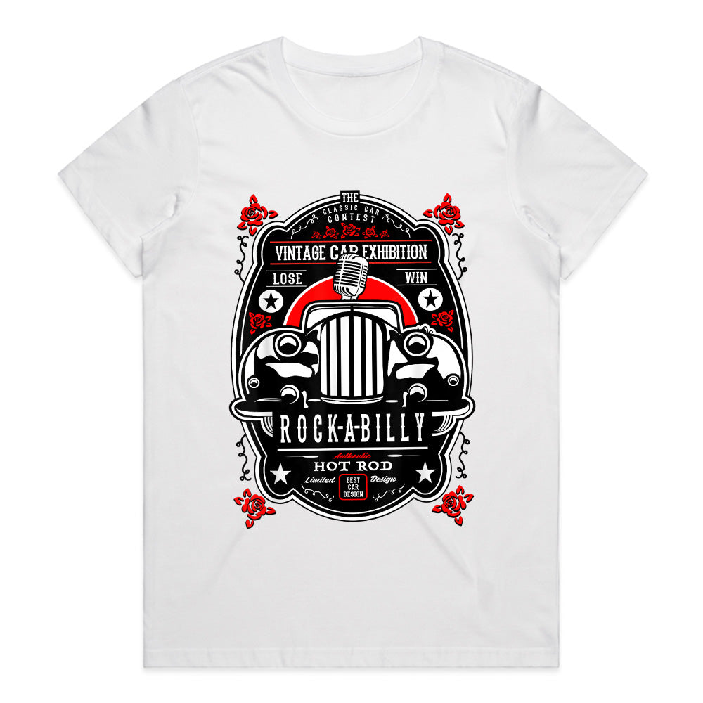 Rockabilly Hot Rod T-Shirt | 50s Retro Vintage Classic Car Design