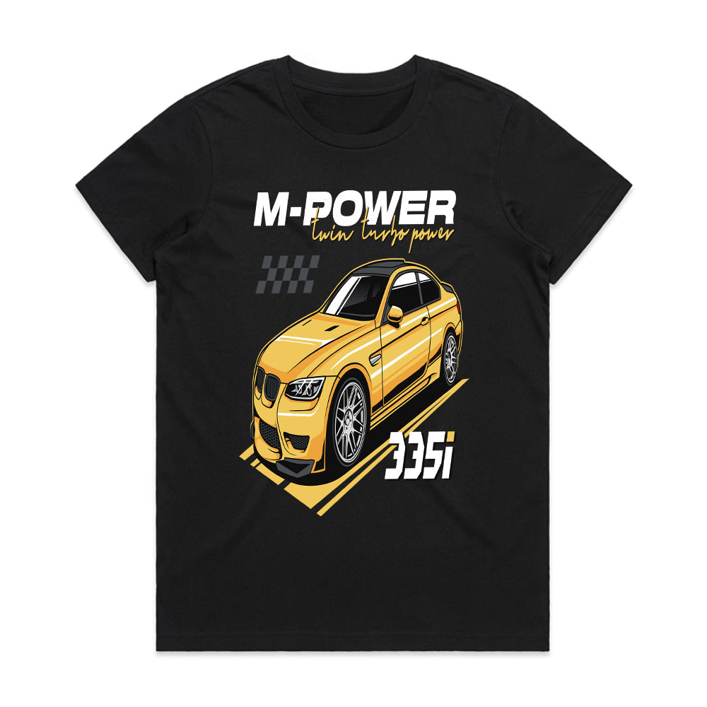 BMW 335i M-Power – Twin Turbo Performance T-Shirt